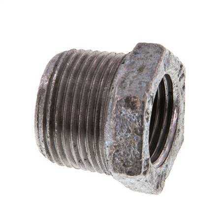 R 3/4'' x Rp 1/2'' M/F Zinc plated Cast iron Reducing Ring 25 Bar [5 Pieces]