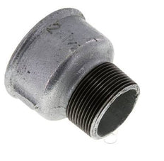 R 1 1/2'' x Rp 2'' M/F Zinc plated Cast iron Reducing Adapter 25 Bar