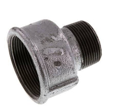 R 1 1/4'' x Rp 2'' M/F Zinc plated Cast iron Reducing Adapter 25 Bar