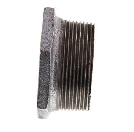 R 2'' x Rp 1'' M/F Zinc plated Cast iron Reducing Ring 25 Bar