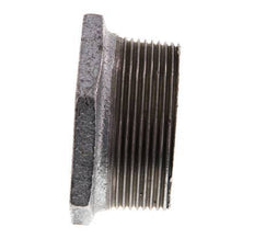 R 2'' x Rp 1'' M/F Zinc plated Cast iron Reducing Ring 25 Bar