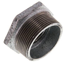 R 2'' x Rp 1'' M/F Zinc plated Cast iron Reducing Ring 25 Bar