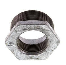 R 2'' x Rp 1 1/4'' M/F Zinc plated Cast iron Reducing Ring 25 Bar