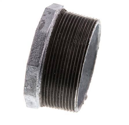 R 2 1/2'' x Rp 1 1/2'' M/F Zinc plated Cast iron Reducing Ring 25 Bar