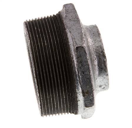 R 2 1/2'' x Rp 1 1/4'' M/F Zinc plated Cast iron Reducing Ring 25 Bar