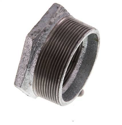 R 2 1/2'' x Rp 2'' M/F Zinc plated Cast iron Reducing Ring 25 Bar