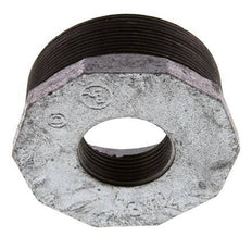 R 3'' x Rp 1 1/4'' M/F Zinc plated Cast iron Reducing Ring 25 Bar