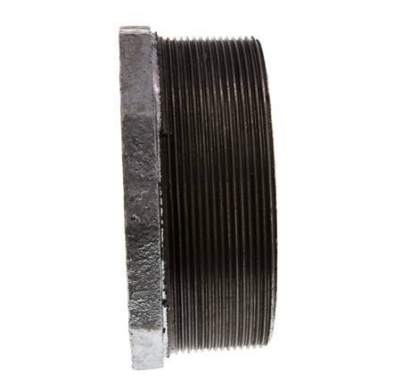 R 4'' x Rp 2'' M/F Zinc plated Cast iron Reducing Ring 25 Bar