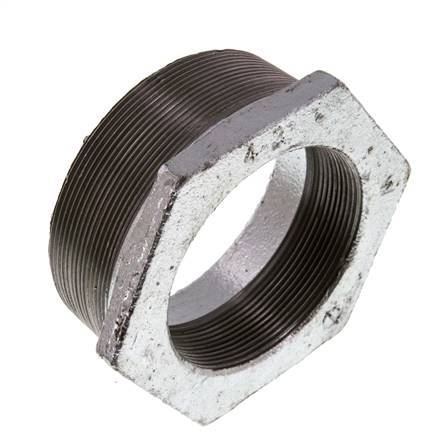 R 4'' x Rp 3'' M/F Zinc plated Cast iron Reducing Ring 25 Bar