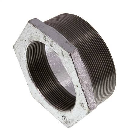 R 4'' x Rp 3'' M/F Zinc plated Cast iron Reducing Ring 25 Bar
