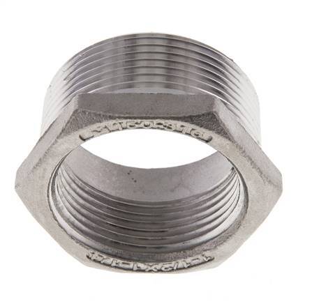 1 1/2'' NPT x 1 1/4'' NPT M/F Stainless steel Reducing Ring 16 Bar