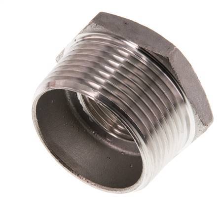 R 1 1/4'' x Rp 3/4'' M/F Stainless steel Reducing Ring 16 Bar