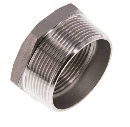 R 2'' x Rp 1 1/2'' M/F Stainless steel Reducing Ring 16 Bar
