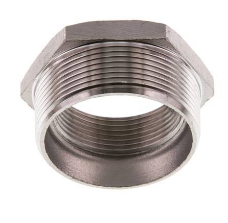 R 2'' x Rp 1 1/2'' M/F Stainless steel Reducing Ring 16 Bar