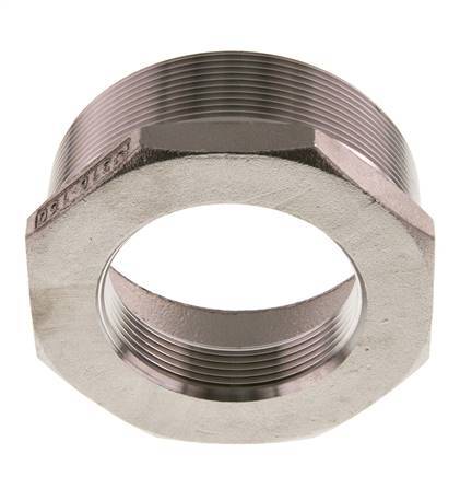 R 3'' x Rp 2'' M/F Stainless steel Reducing Ring 16 Bar