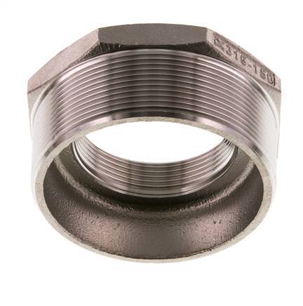 R 3'' x Rp 2'' M/F Stainless steel Reducing Ring 16 Bar
