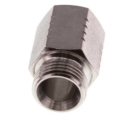 G 1/2'' x 1/2'' NPT M/F Stainless steel Reducing Ring 40 Bar - Hydraulic
