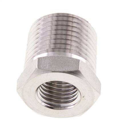 1/2'' NPT x 1/4'' NPT M/F Stainless steel Reducing Ring 210 Bar - Hydraulic