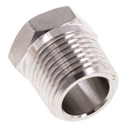 1/2'' NPT x 3/8'' NPT M/F Stainless steel Reducing Ring 210 Bar - Hydraulic