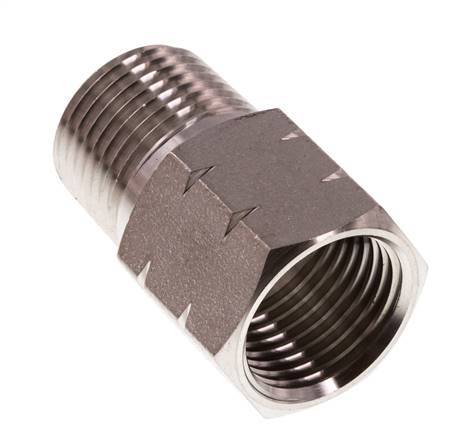 1/2'' NPT x G 1/2'' M/F Stainless steel Reducing Ring 40 Bar - Hydraulic