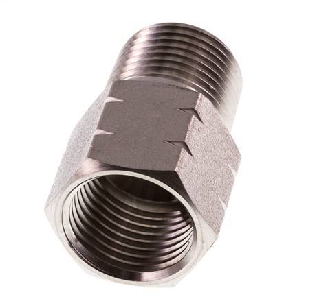 1/2'' NPT x G 1/2'' M/F Stainless steel Reducing Ring 40 Bar - Hydraulic