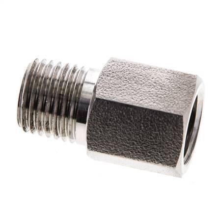 1/4'' NPT x 1/4'' NPT M/F Stainless steel Extension 345 Bar - Hydraulic