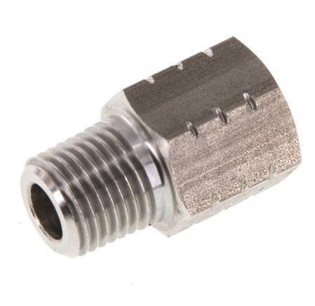 R 1/4'' x 1/4'' NPT M/F Stainless steel Reducing Ring 40 Bar - Hydraulic