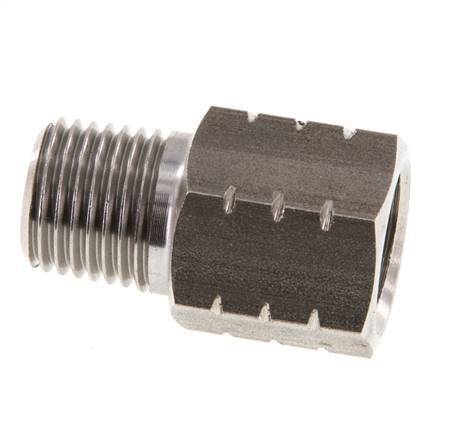 R 1/4'' x 1/4'' NPT M/F Stainless steel Reducing Ring 40 Bar - Hydraulic