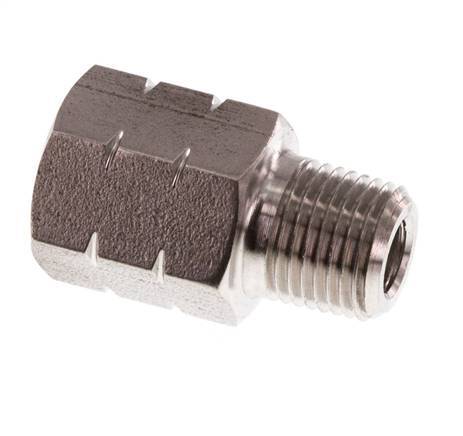 1/8'' NPT x G 1/8'' M/F Stainless steel Reducing Ring 40 Bar - Hydraulic