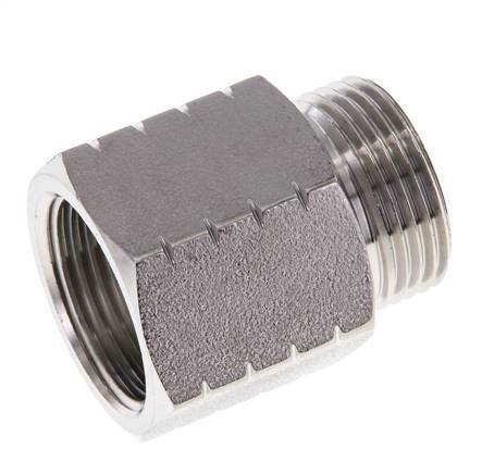 G 3/4'' x 3/4'' NPT M/F Stainless steel Reducing Ring 40 Bar - Hydraulic