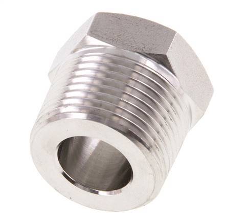 3/4'' NPT x 3/8'' NPT M/F Stainless steel Reducing Ring 170 Bar - Hydraulic