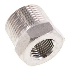 3/4'' NPT x 3/8'' NPT M/F Stainless steel Reducing Ring 170 Bar - Hydraulic