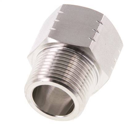 R 3/4'' x 3/4'' NPT M/F Stainless steel Reducing Ring 40 Bar - Hydraulic