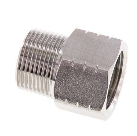 R 3/4'' x 3/4'' NPT M/F Stainless steel Reducing Ring 40 Bar - Hydraulic