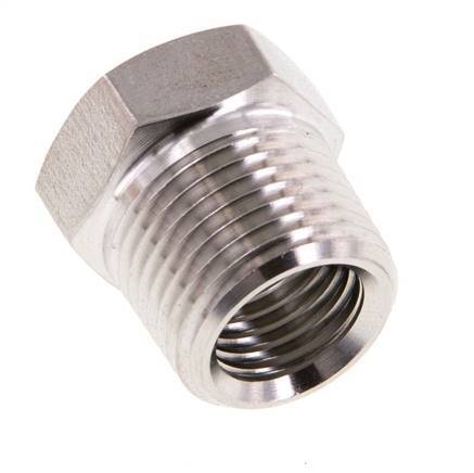 3/8'' NPT x 1/4'' NPT M/F Stainless steel Reducing Ring 210 Bar - Hydraulic