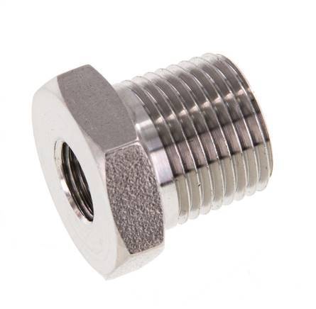 3/8'' NPT x 1/8'' NPT M/F Stainless steel Reducing Ring 210 Bar - Hydraulic