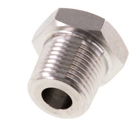 3/8'' NPT x 1/8'' NPT M/F Stainless steel Reducing Ring 210 Bar - Hydraulic