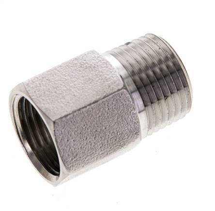 3/8'' NPT x 3/8'' NPT M/F Stainless steel Extension 345 Bar - Hydraulic