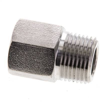 3/8'' NPT x 3/8'' NPT M/F Stainless steel Extension 345 Bar - Hydraulic