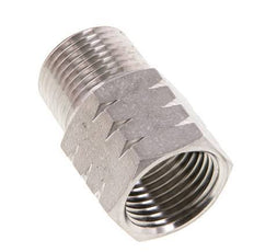 R 3/8'' x 3/8'' NPT M/F Stainless steel Reducing Ring 40 Bar - Hydraulic