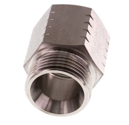 G 1'' x 1'' NPT M/F Stainless steel Reducing Ring 40 Bar - Hydraulic