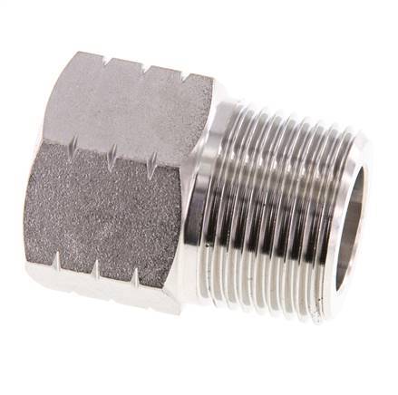 R 1'' x 1'' NPT M/F Stainless steel Reducing Ring 40 Bar - Hydraulic