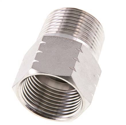 R 1'' x 1'' NPT M/F Stainless steel Reducing Ring 40 Bar - Hydraulic