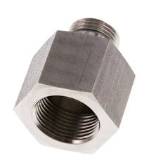 G 1/2'' x G 3/4'' M/F Stainless steel Reducing Adapter 400 Bar - Hydraulic