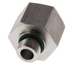 G 1/2'' x G 1'' M/F Stainless steel Reducing Adapter 400 Bar - Hydraulic
