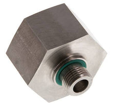 G 1/2'' x G 1 1/4'' M/F Stainless steel Reducing Adapter 400 Bar - Hydraulic