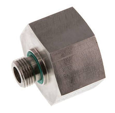 G 1/2'' x G 1 1/4'' M/F Stainless steel Reducing Adapter 400 Bar - Hydraulic