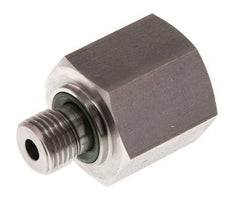 G 1/4'' x G 1/2'' M/F Stainless steel Reducing Adapter 630 Bar - Hydraulic