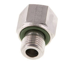 G 1/4'' x G 1/8'' M/F Stainless steel Reducing Adapter 630 Bar - Hydraulic