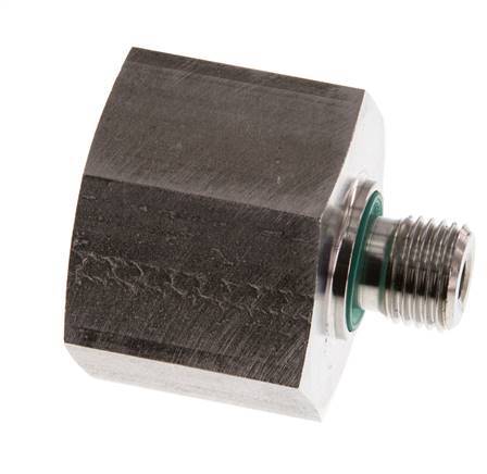G 1/4'' x G 3/4'' M/F Stainless steel Reducing Adapter 630 Bar - Hydraulic